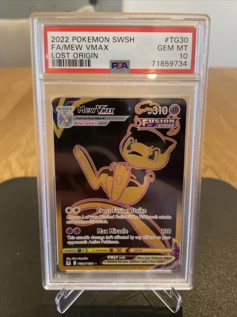 Mew VMax - TG30/TG30 Gold Full Art Ultra Rare - Lost Origin – JAB Games13