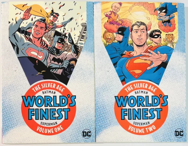 Batman & Superman World’s Finest The Silver Age Volume 1 & 2 Trade Paperback TPB