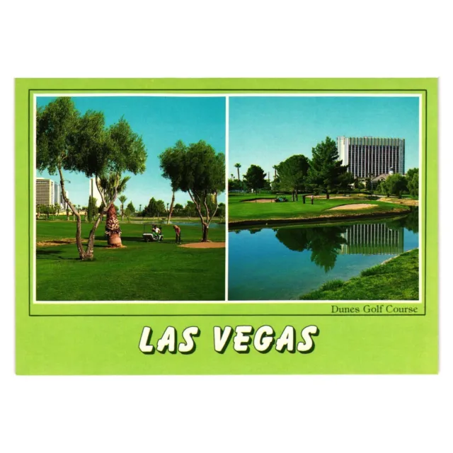Las Vegas Dunes Golf Course Vintage Postcard Hotel Casino Country Club Nevada