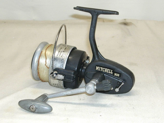 Moulinet De Pêche Ancien Mitchell Garcia 906 – Occasion, état Correct, Collection