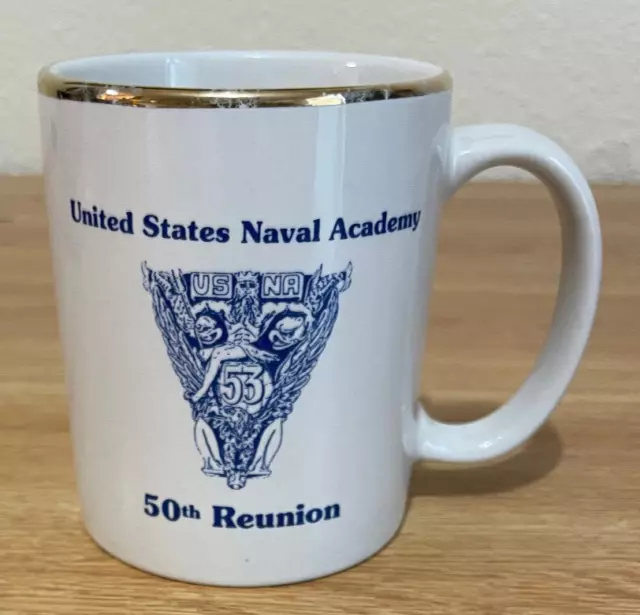 United States Naval Academy Class of 1953 50th Reunion Coffee Mug 12 oz Navy