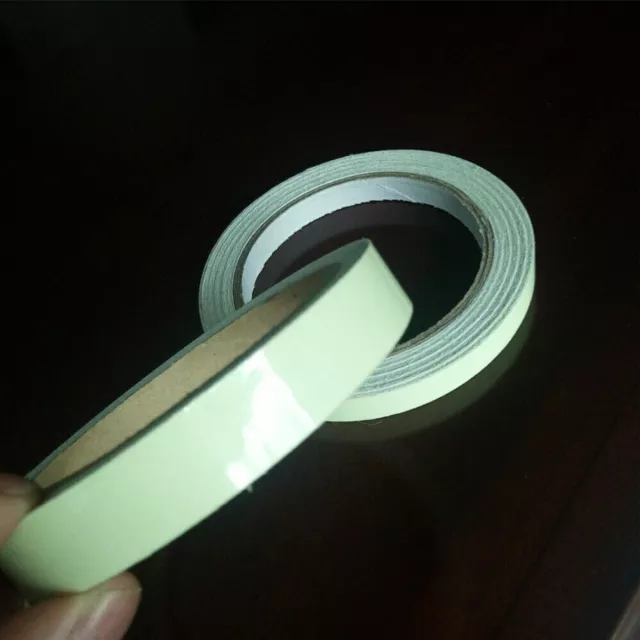 Self Adhesive Luminous Tape Fluroscent Night Glow in the Dark Safety Sticker 3