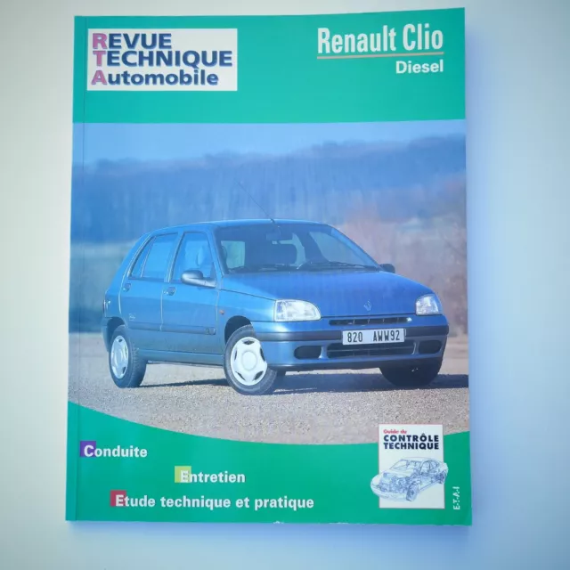 Renault Clio I 1.9 diesel revue technique automobile RTA CIP534.4