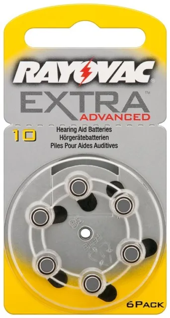 Rayovac PR70/10A - Célula de botones de audífonos zinc-aire, 1,4V