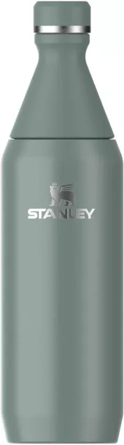 Stanley The All Day Slim Water Bottle 0.6L [Cold 6 hours/warm 11hr] - Shale