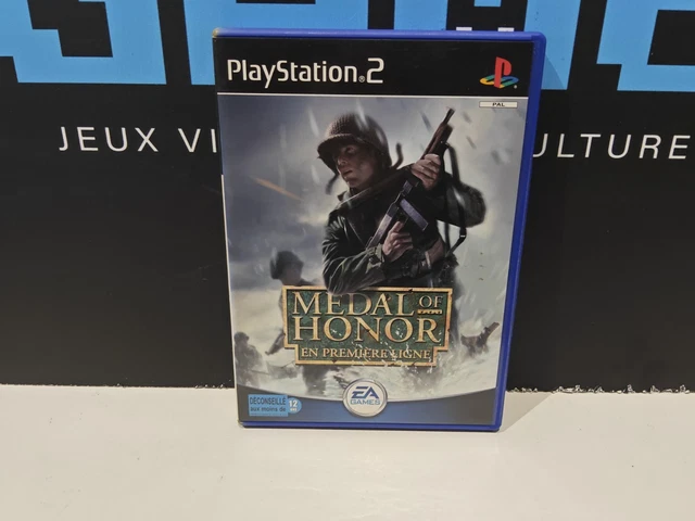 Jeu Medal Of Honor En Première Ligne PS2 - Complet PAL FR - Bon état