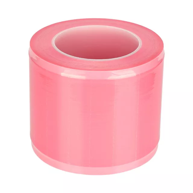1roll 1200pcs 10x14.5cm Disposable Tattoo Barrier Film Dental Tape (Pink) 2