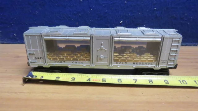 Lionel 6445 Vintage O Fort Knox Gold Bouillon Car DAMAGED ENDS  626815