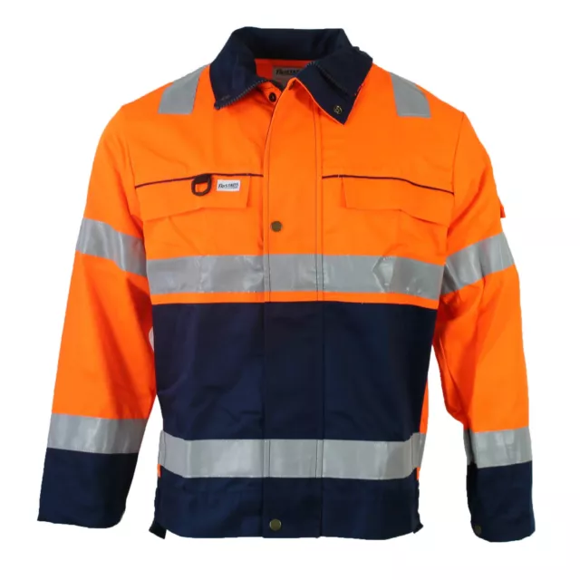 Fristads Kansas 100485 Veste D'Avertissement Kwintet 4829 Orange/Bleu