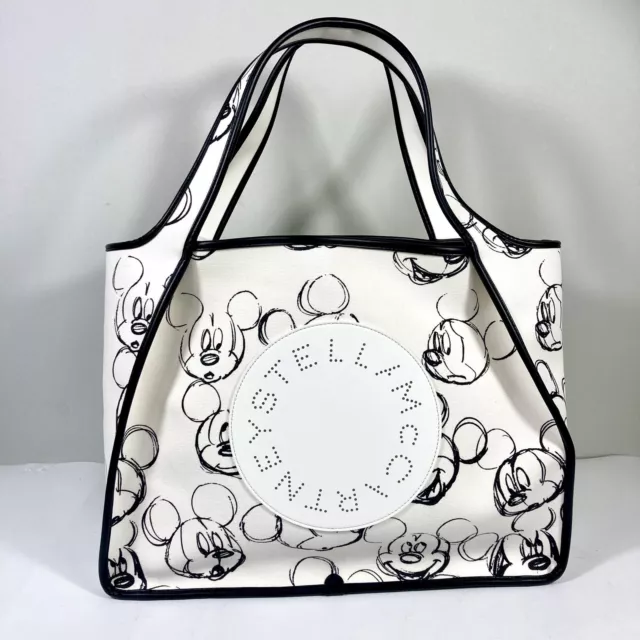 Stella McCartney Disney Fantasia Mickey Mouse Cotton X-Large Tote With Pouch NEW