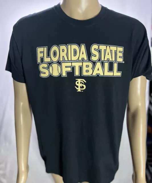 Florida State Seminoles T-Shirt Women's Large  Blue NCAA Softball