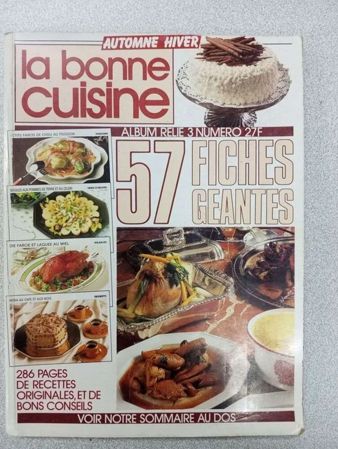 la bonne cuisine 23 fiches géantes N°40 BONNE CUISINE A LA PORTEE DE TOUS (LA) [No 9] du 15/09/1954