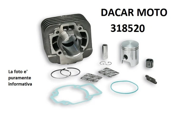 Kit Groupe Thermique Malossi 65cc Pour Peugeot 103 SPX - Cylindre 45,5 Mm - Neuf
