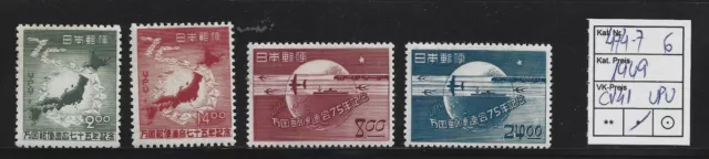 (44752) Japan Classic Stamps #474/7  1949 Upu Unused Og Set. Cv U$41,00