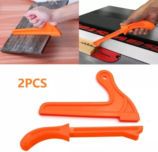 2pcs Woodworker Push Sticks 280mm Table Bench Saw Safety For Finger Protection