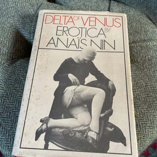 anais nin delta of venus hardback book, dust jacket has tear/foxing