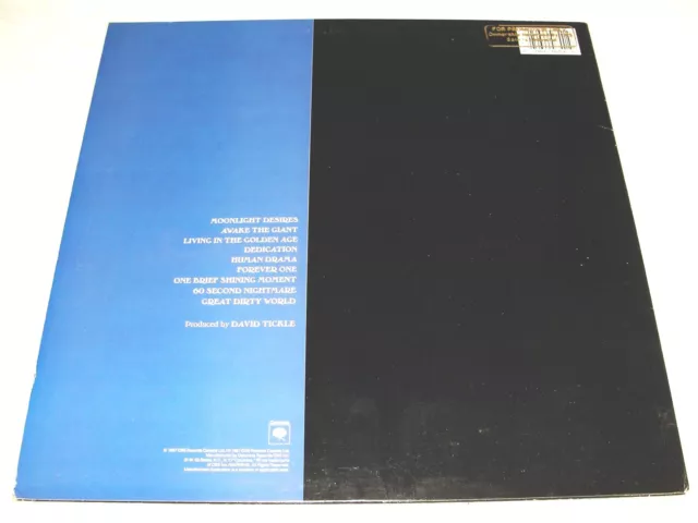 Gowan "Great Dirty World" 1987 Rock LP, VG+, Vinyl, Orig Columbia, Promo Cover 2