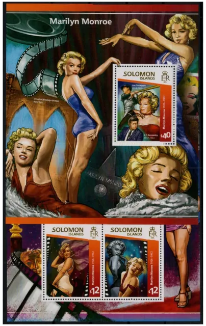 Salomoninseln; Marilyn Monroe 2015 kpl. **  (31,-)