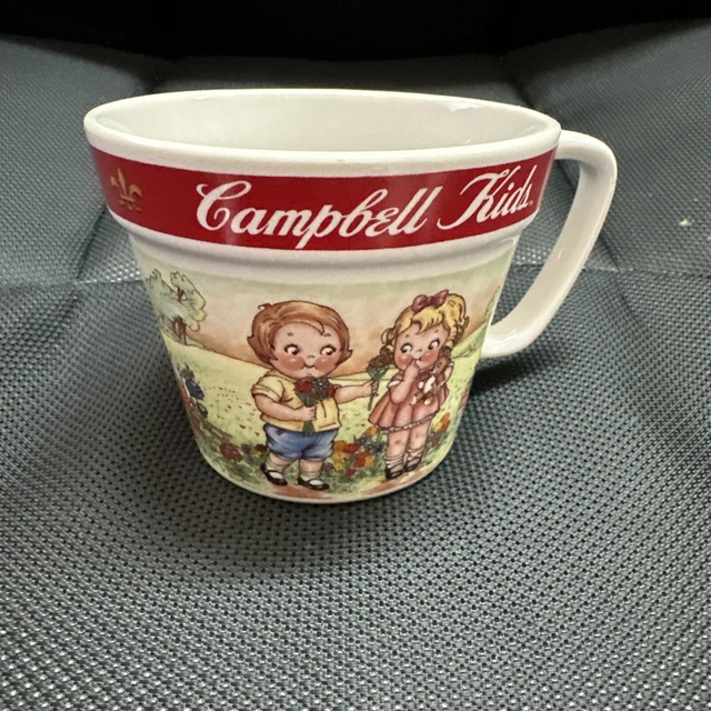 CAMPBELL KIDS SOUP Cup Mug, Flower Pot Style, 1998 by Westwood, Vintage