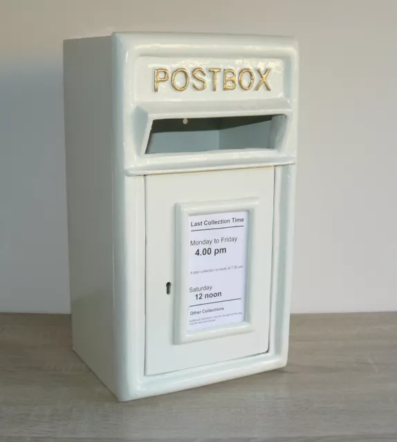 Royal Mail Postbox Cast Iron  Letter Box, Stand/Wall Mount
