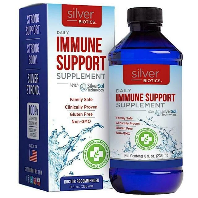 American Biotech Labs Silver Biotics Daily Immune Support Supplement 8oz