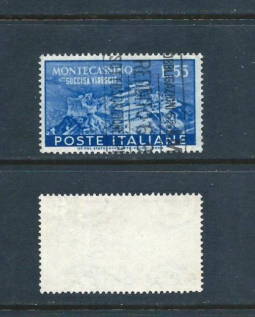 ITALY _ 1951 'MONTECASSINO' 55 lire _ USED ____(821)