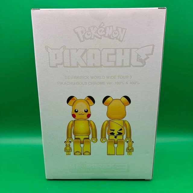 MEDICOM TOY - 100%&400% BE@RBRICK ピカチュウ GOLD CHROME BE@RBRICK PIKACHU GOLD Chrome 100% & 400% Set MEDICOM TOY