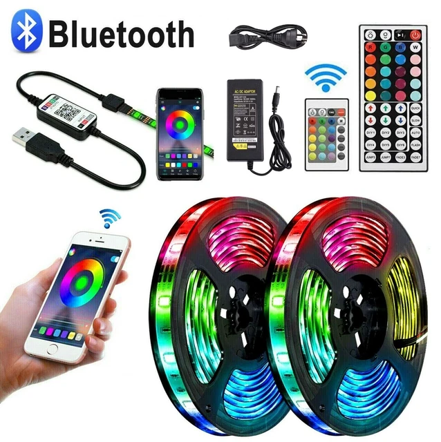 5050 RGB LED Strip Lights 12v Waterproof ip65 5m Led Strip Light USB ...