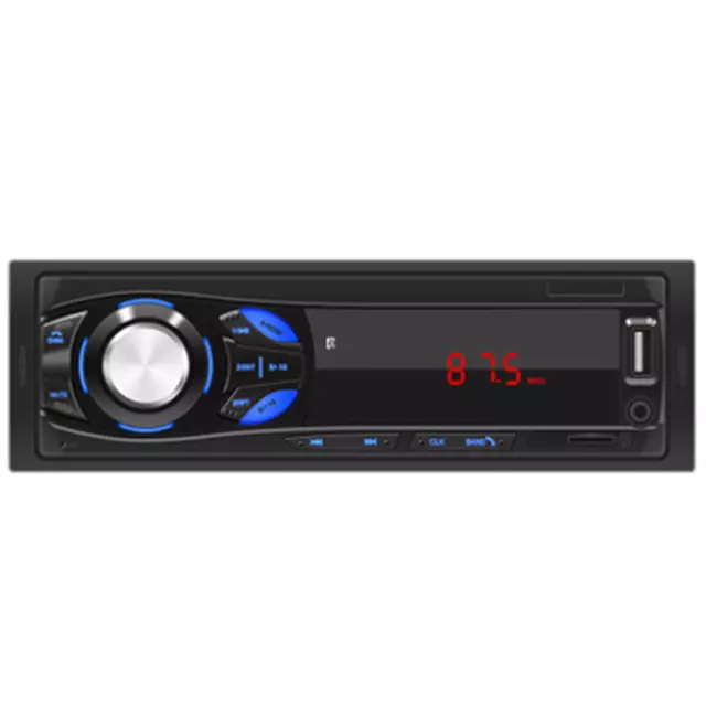 1 DIN Bluetooth Car Stereo Radio MP3 Player FM/TF/USB/AUX Input Audio Receiver