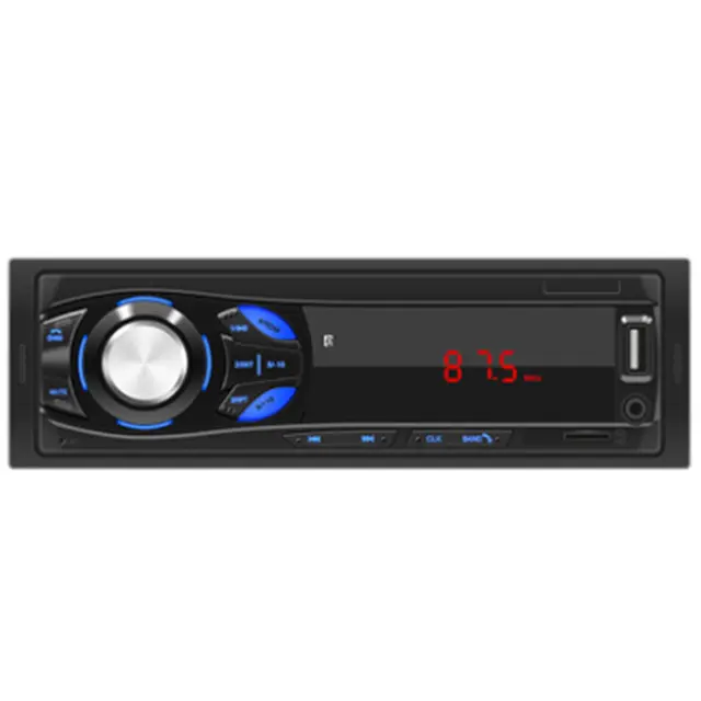 Single 1DIN Bluetooth Car Stereo Radio MP3 Player FM/TF/USB/AUX Input Head Unit