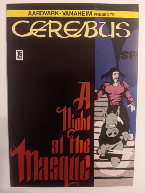 Cerebus # 16 Aardvark-Vanaheim 1980 Dave Sim Rare Indie