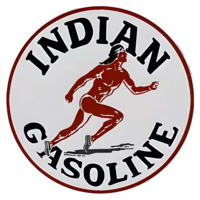 Indian Gasoline Vintage Vinyl Decal Sticker Waterproof