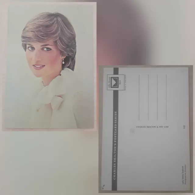 Vintage 1980s Princess/Lady Diana Spencer by Lord Snowdon 4x6 postcard Charles