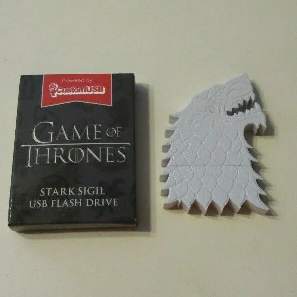 Brand New Hbo Game Of Thrones Stark Sigil Usb Flash Drive - Loot Crate Exclusive