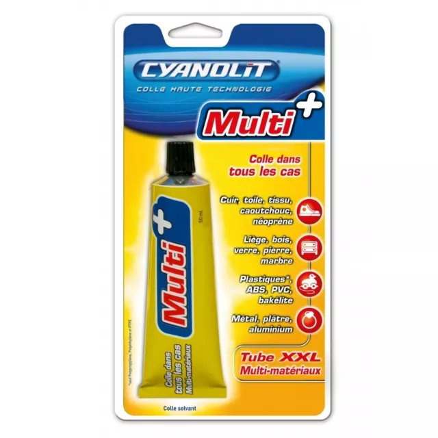 Colle Cyanolit Multi Koltout 50 Ml Flexible Transparent Bois Liege Pierre Pvc