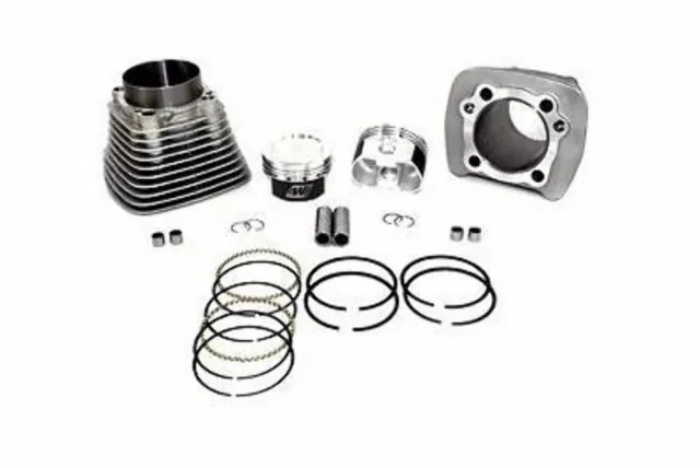 Big Bore 1200cc Cylinder Piston Conversion Kit Silver Wiseco 10:1 Rings 1986-03