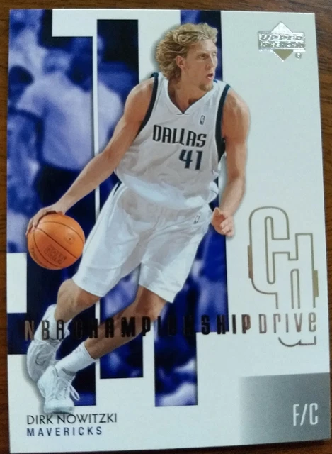 Dirk Nowitzki, 2002-03 Upper Deck Championship Drive #15, Mavs