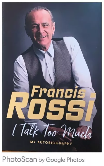 Francis Rossi of Status Quo Signed Autobiography Good Read £39.99 With COA