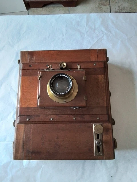 OBJECTIF ANCIEN, bel objectif ancien chambre photographique, objectif ancien