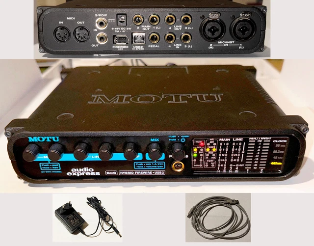 MOTU Audio Express Interface audio USB 2.0 et Firewire 400