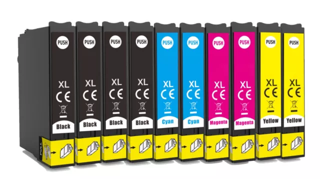 10pk 604 Ink Cartridges fits Epson 604xl XP-2200 XP-2205 XP-3200 XP3200 XP3205