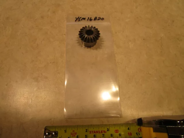 Browning YSM16B20, 20 teeth, 20 degree Miter Gear 7/16" Shaft, D0630