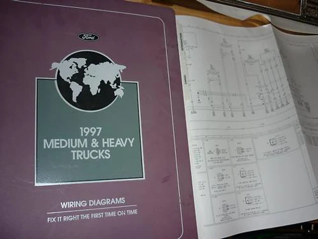 1997 FORD CARGO Vans Oem Wiring Diagrams Manual Set EUR 11,73 - PicClick DE