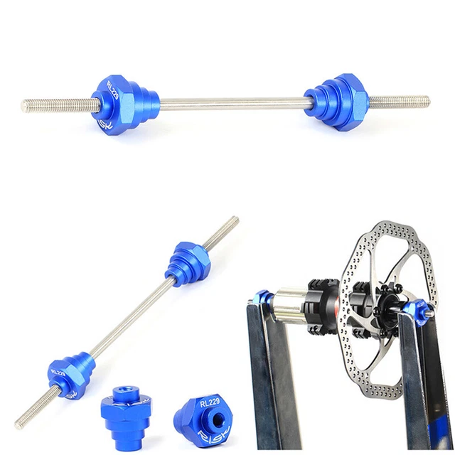 U/ D Support de roue de vélo - Adaptateur d'essieu traversant - 20 cm - Outil de réparation