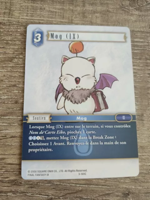 Final fantasy trading card game jeu ff fftcg carte square 3-141C Mog (IX)