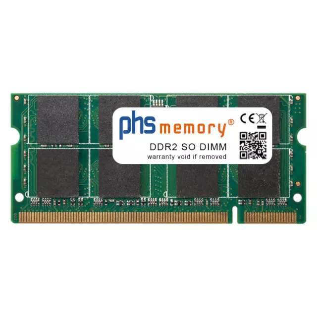 2GB RAM DDR2 passend für Asus G1S-AS022G SO DIMM 667MHz Notebook-Speicher