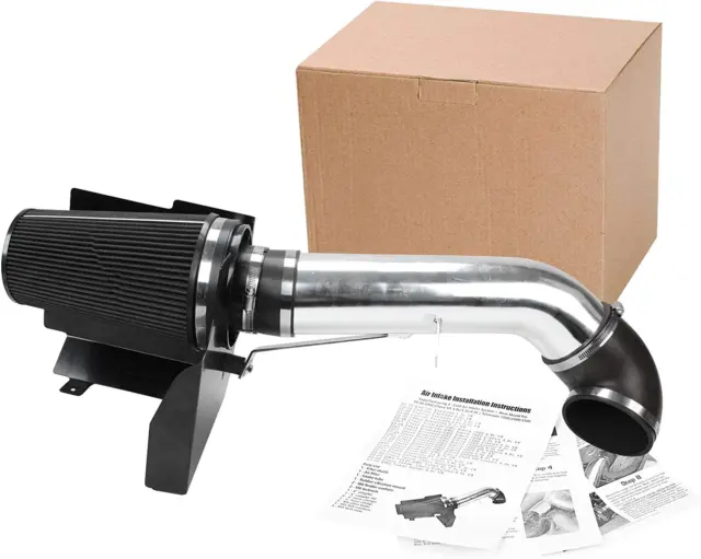 4" Cold Air Intake System + Heat Shield for 1999-2006 Gmc/Chevy V8 4.8L/5.3L/6.0