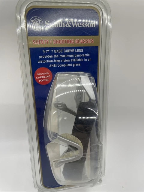 Smith & Wesson Magnum Safety Glasses Shooting Glasses Clear 7 Base Curve Lens
