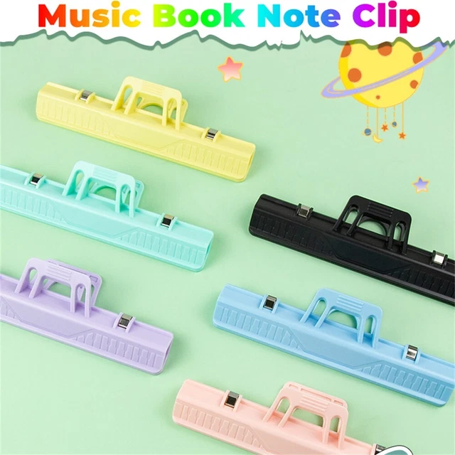 3 Pcs Music Book Note Clip Sheet Music Clip Book Page For Piano Guitar Violin US