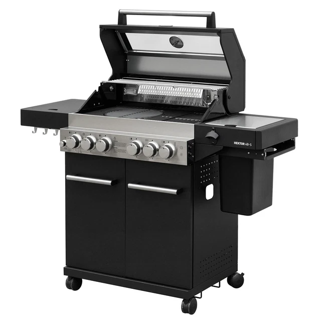 Feuergott Gas-Grillstation Hektor 4B-S inkl. Abdeckhaube Gasgrill